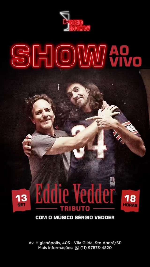 Flyer de Sergio Vedder