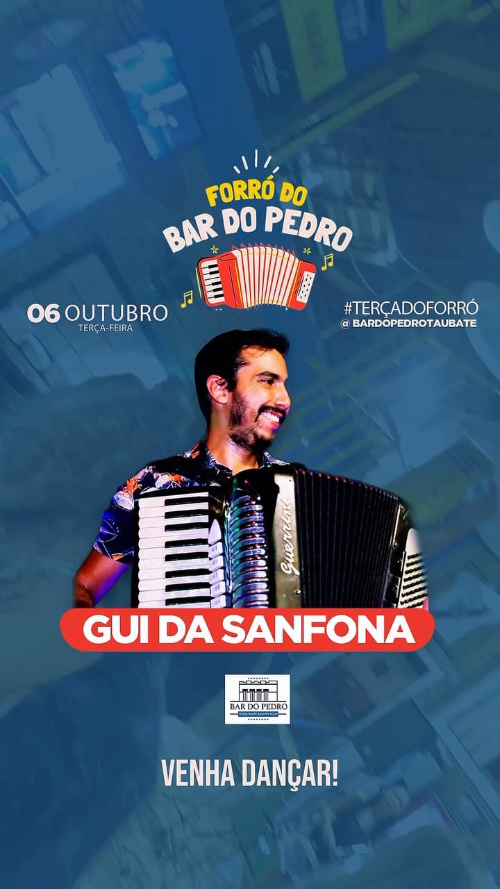 Flyer de Gui da Sanfona