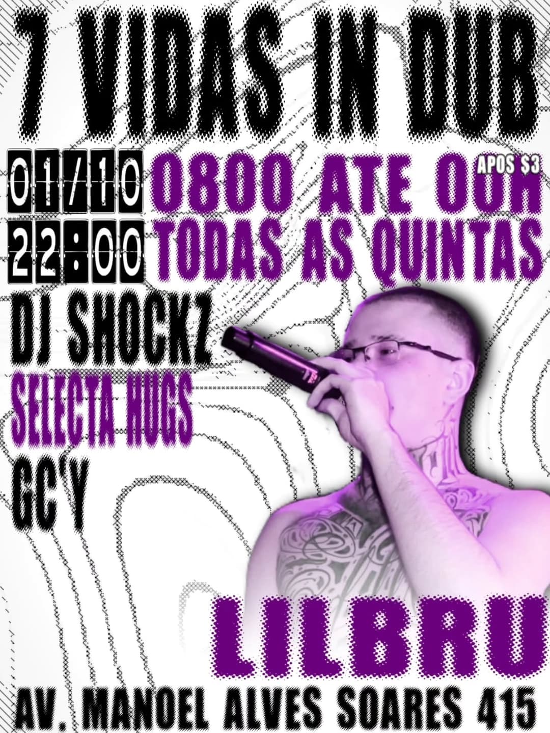 Flyer de Aka Bad G e lilbruoficial__