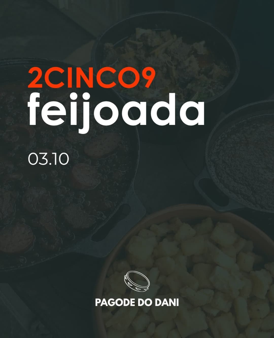 Flyer de Pagode do Dani