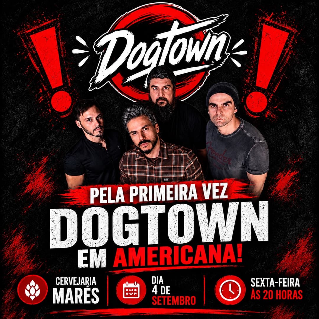 Flyer de Banda Dogtown