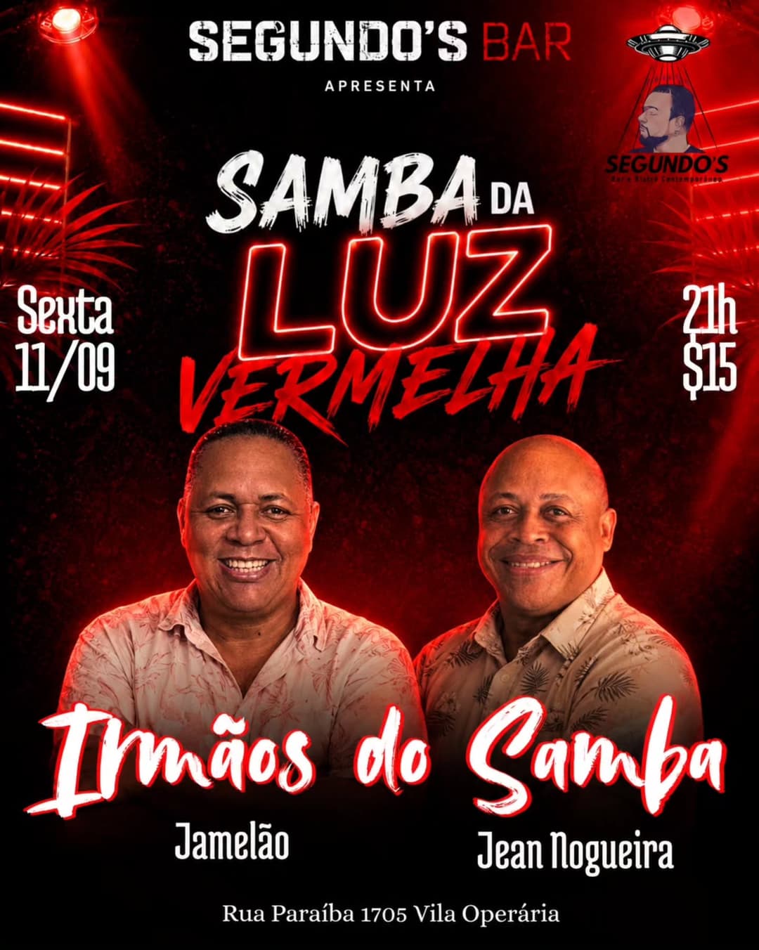 Flyer de Irmãos do Samba