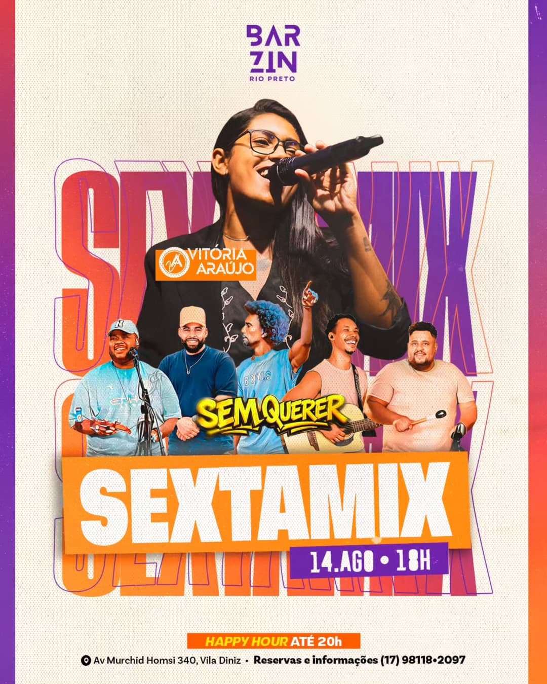 Flyer de VITÓRIA ARAÚJO