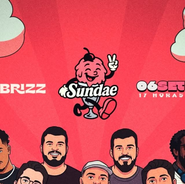 Flyer de Deixa de Conversa, Sundae, Nanzin, Kefing e Base