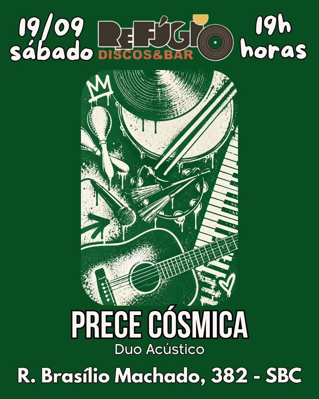 Flyer de Prece Cósmica