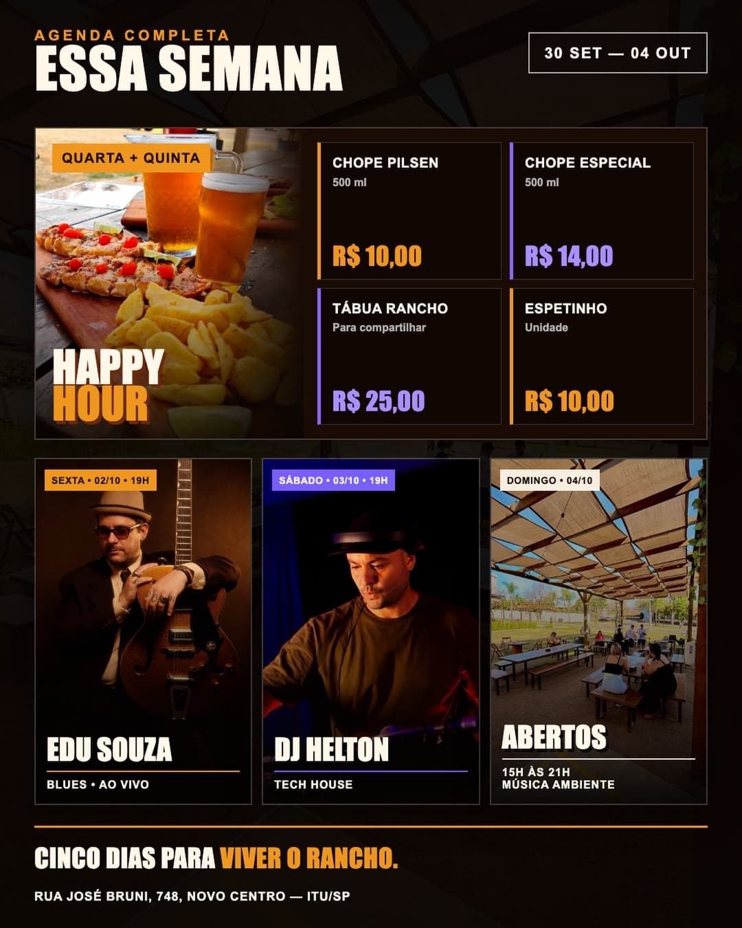 Flyer de Edu Souza