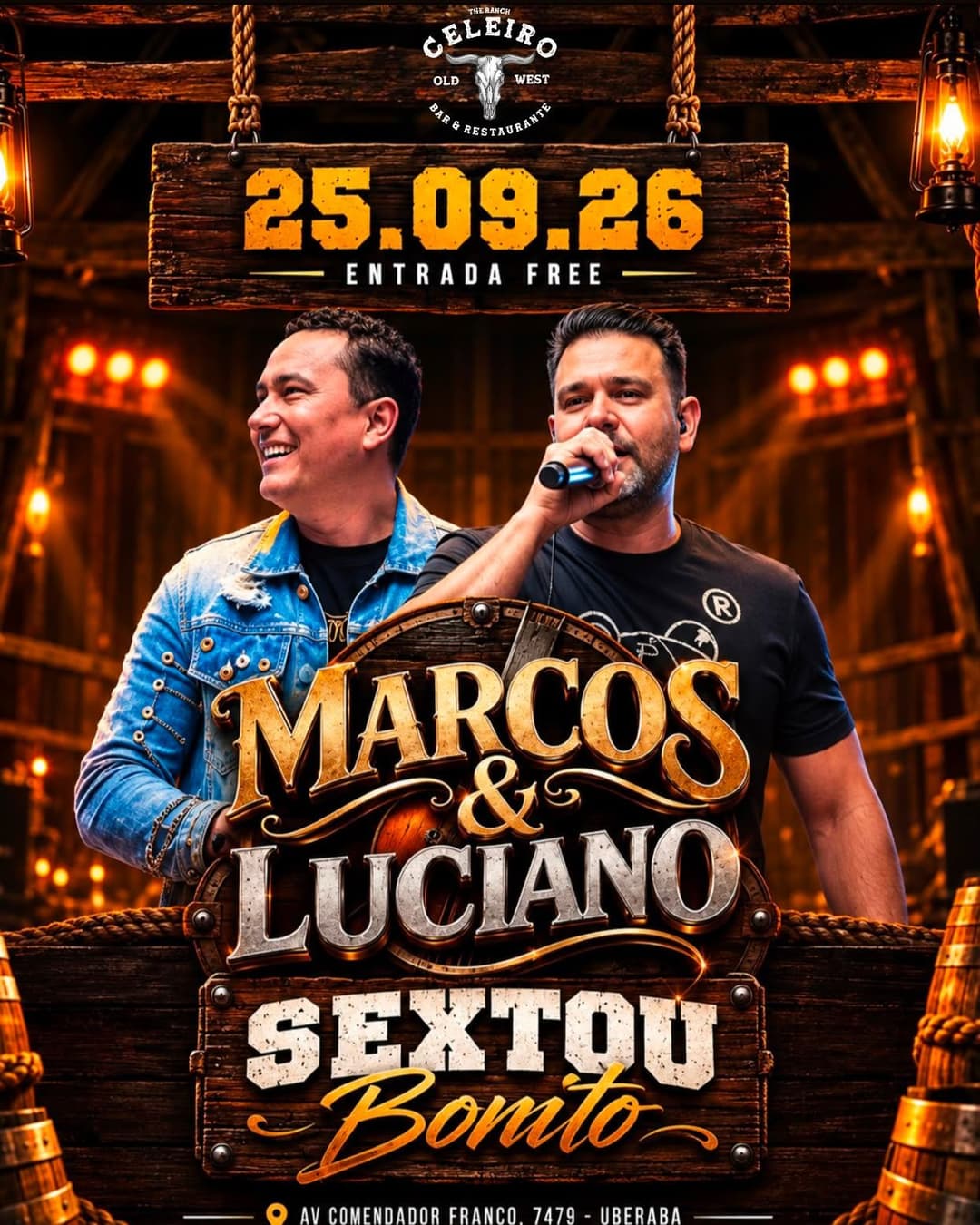 Flyer de Marcos & Luciano