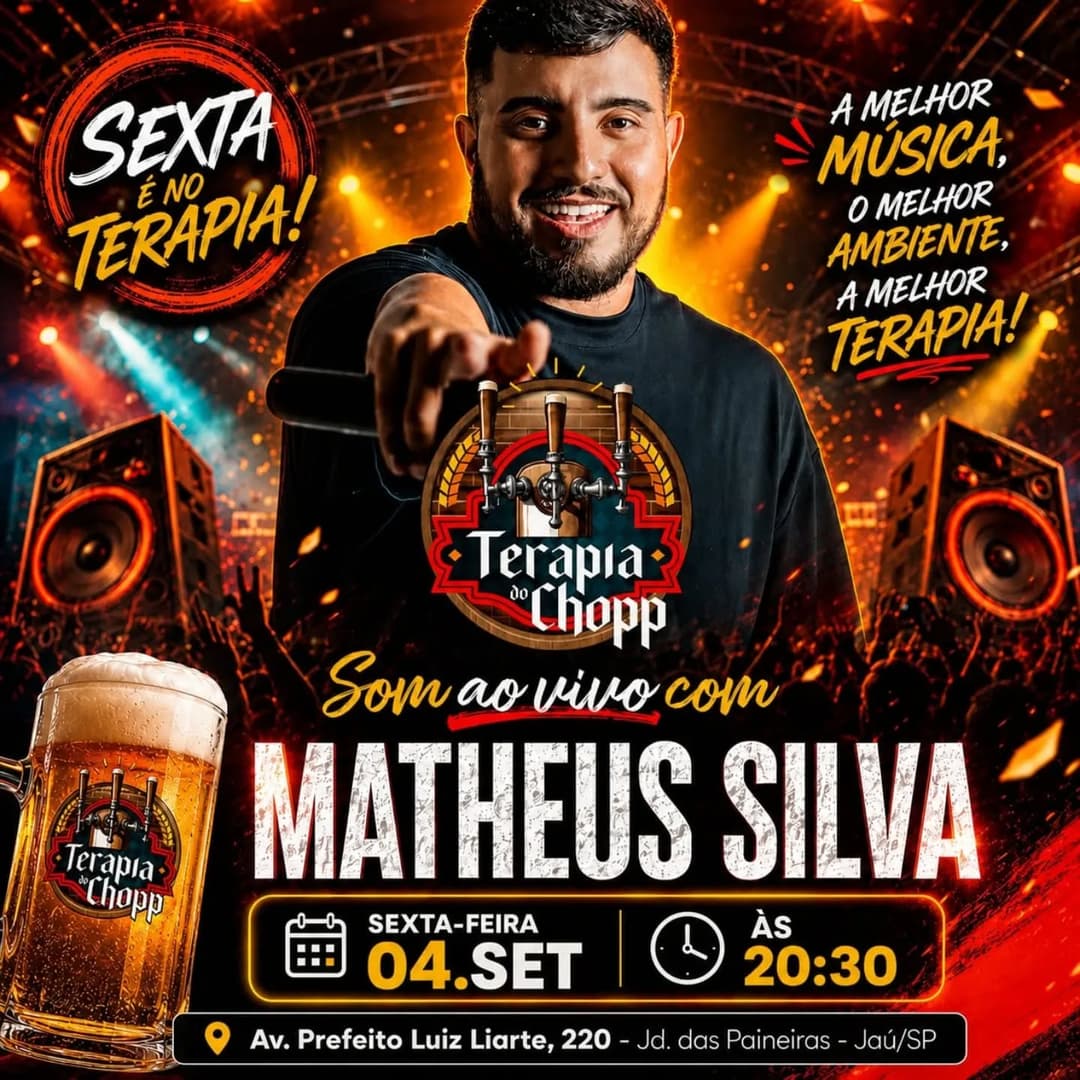 Flyer de Matheus Silva