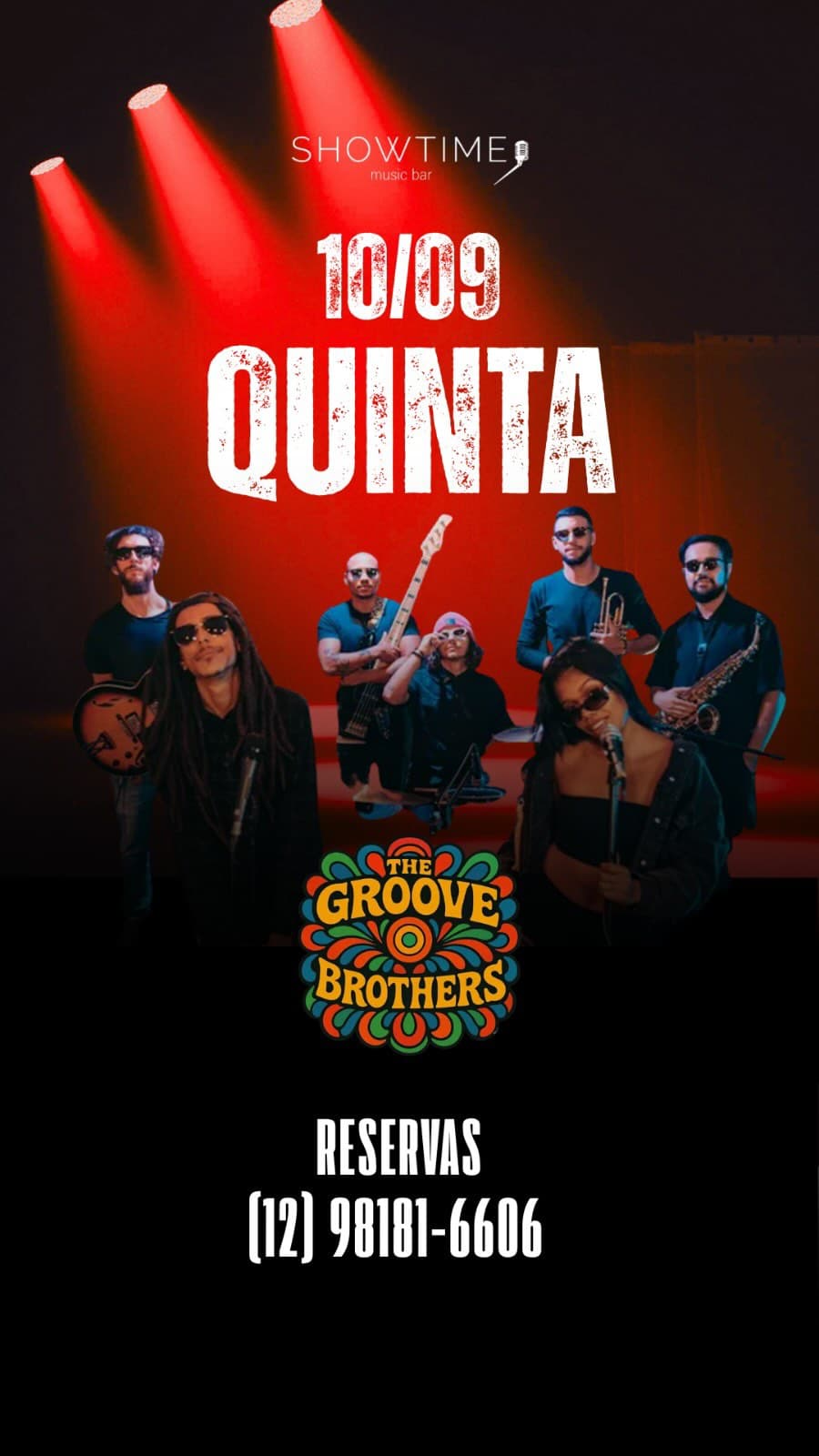 Flyer de Groove Brothers