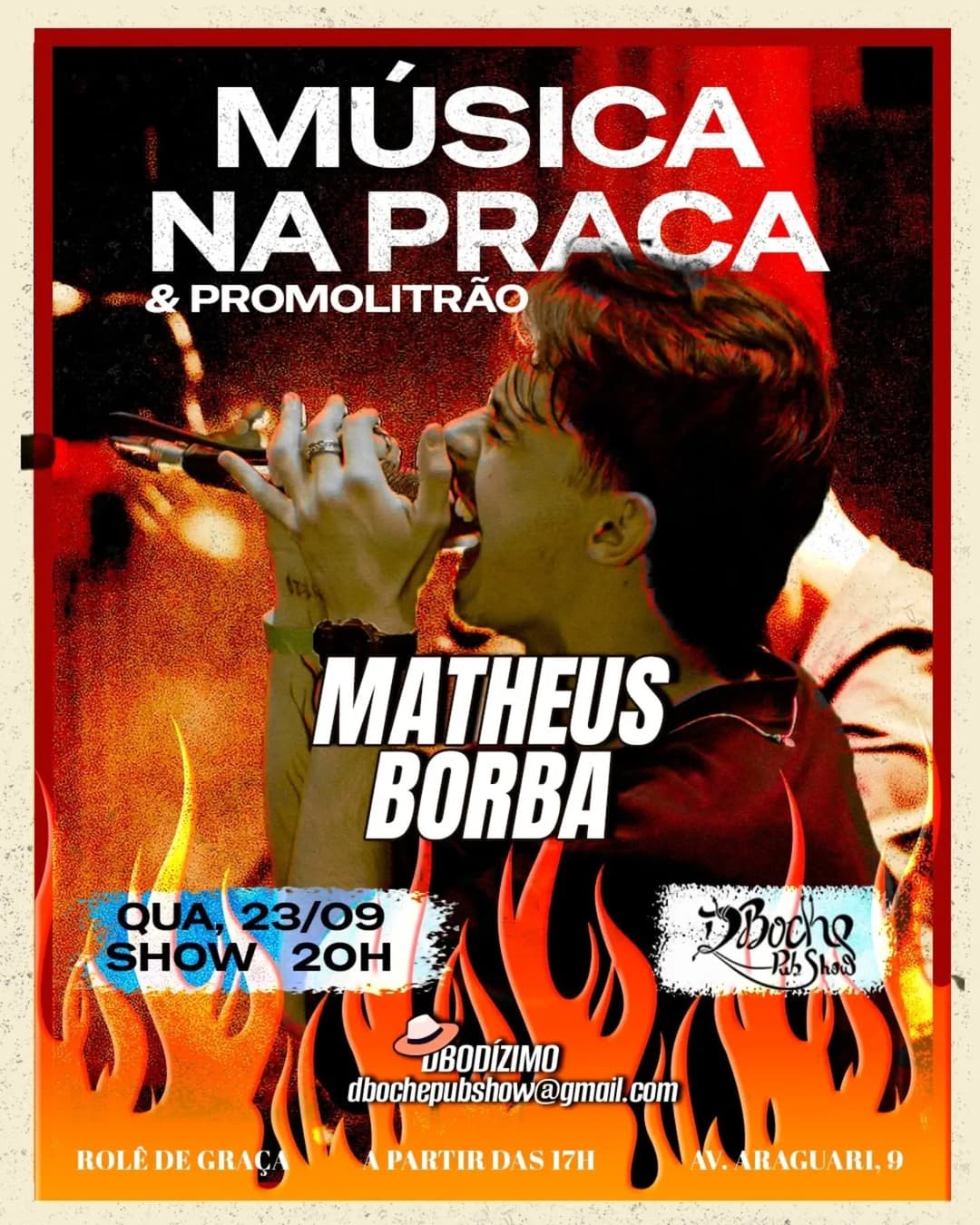 Flyer de Matheus Borba
