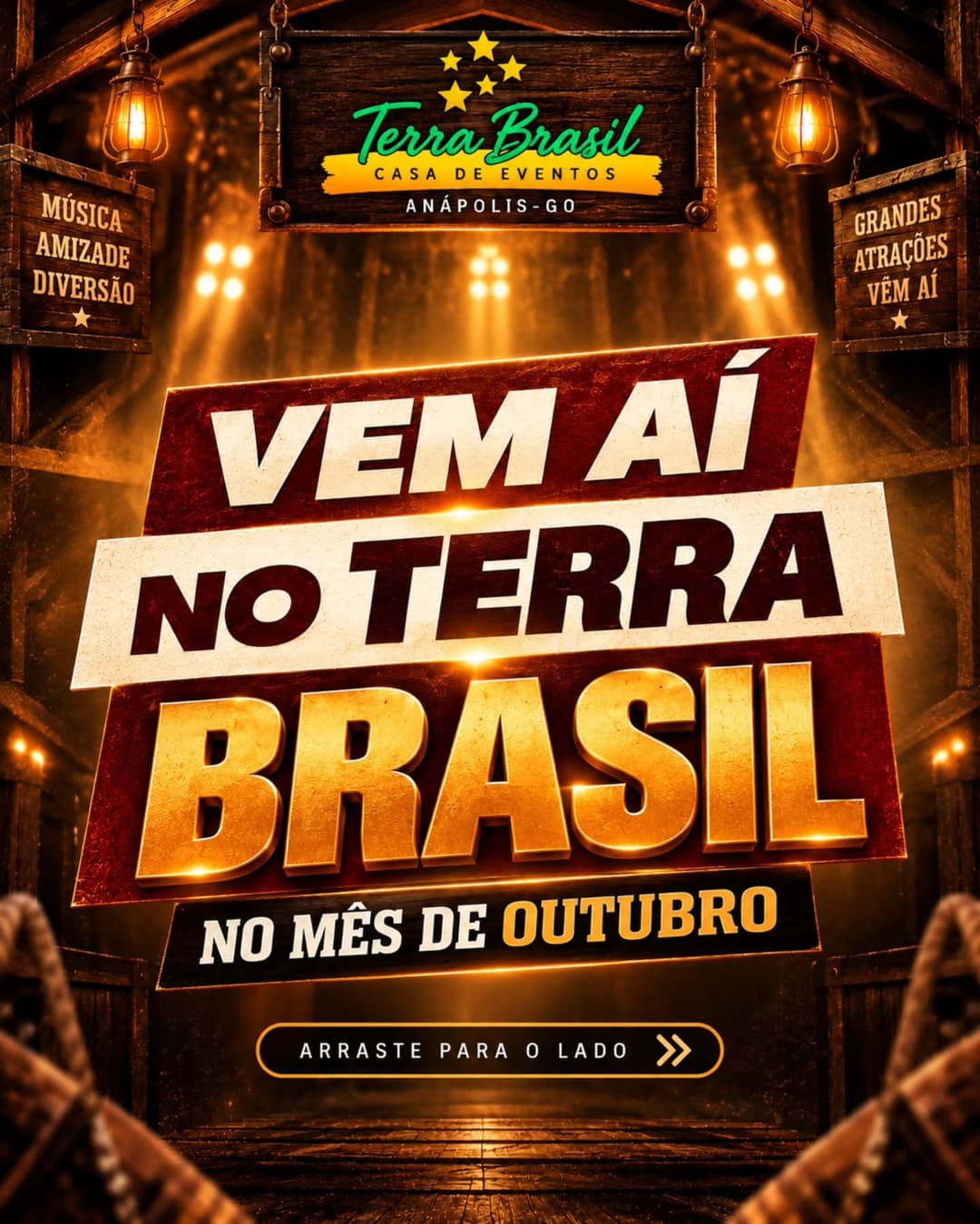 Flyer de Forró Pisada Black
