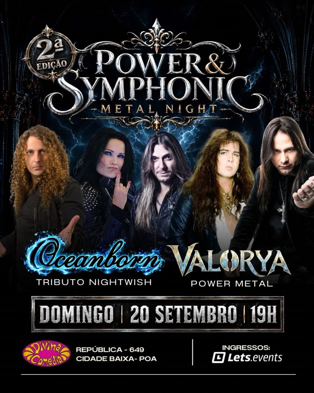 Flyer de Oceanborn e Valorya