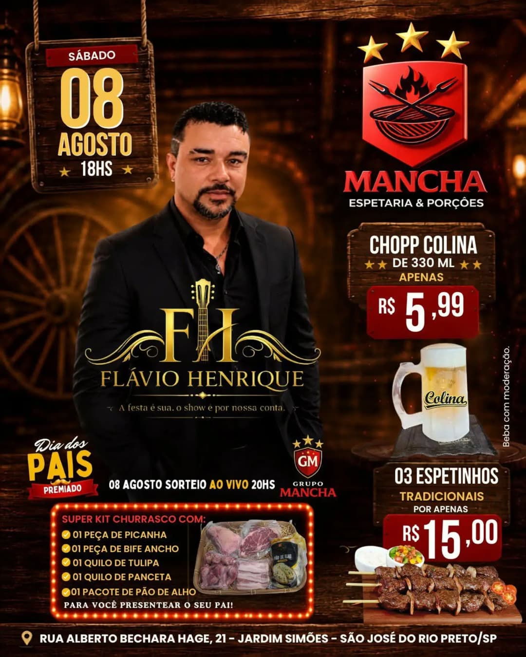 Flyer de Flaviio Henrique