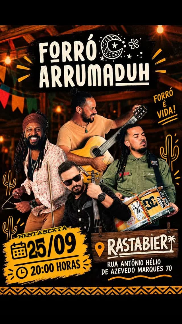 Flyer de Forró Arrumaduh