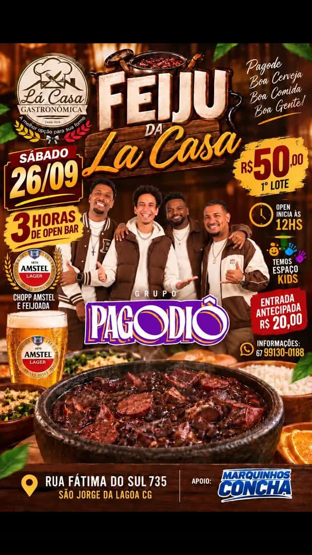 Flyer de Grupo Pagodiô