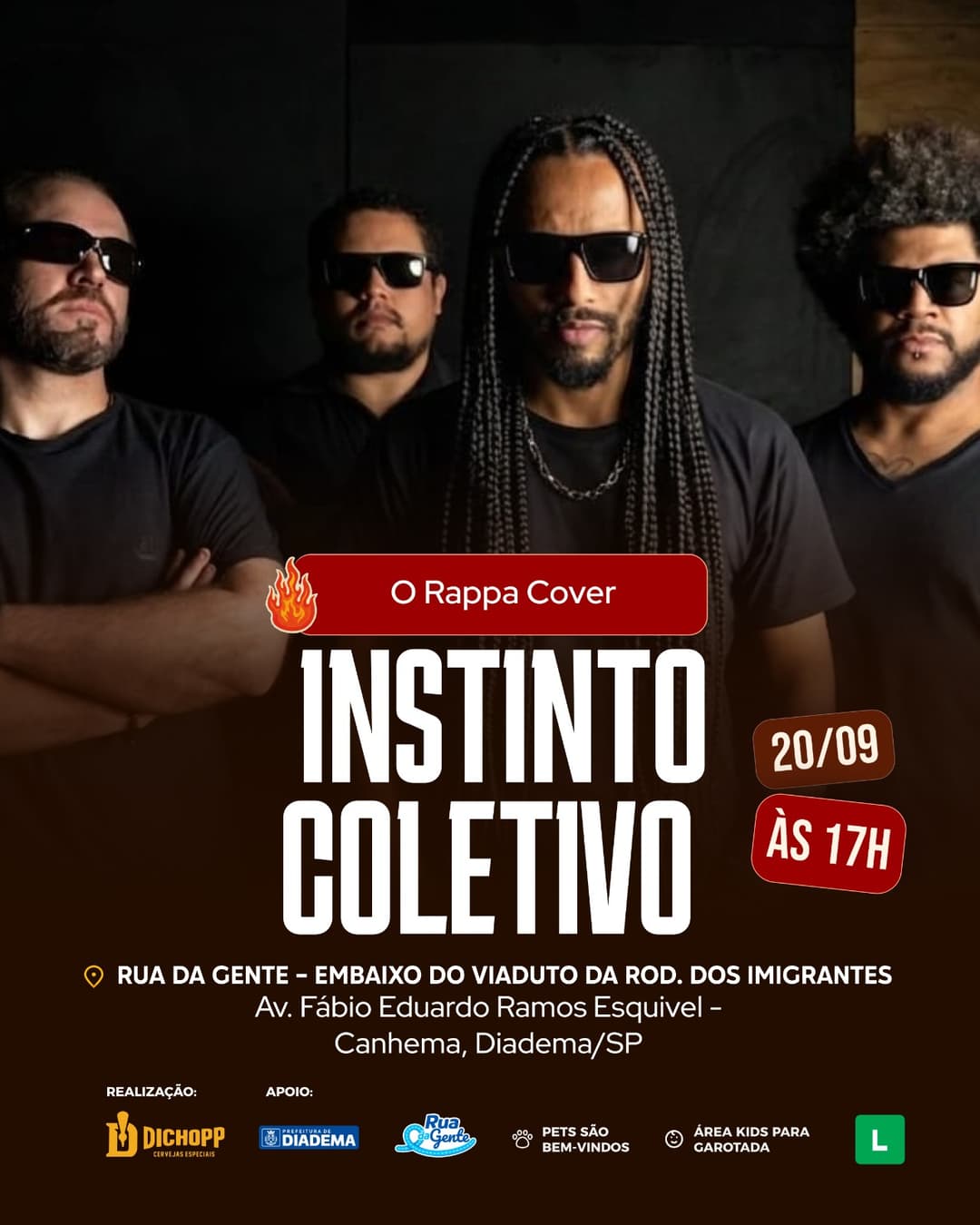 Flyer de O Instinto Coletivo