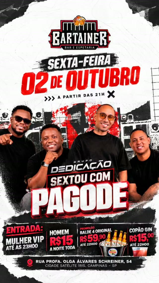 Flyer de Grupo Dedicação