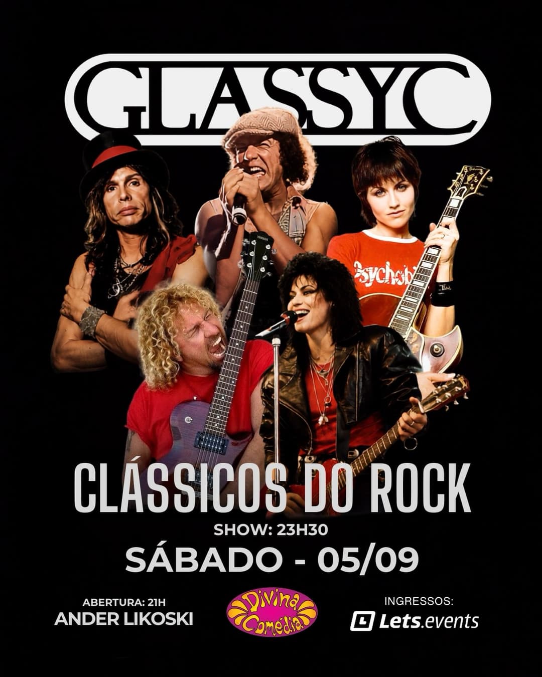 Flyer de Glassyc e Ander Likoski