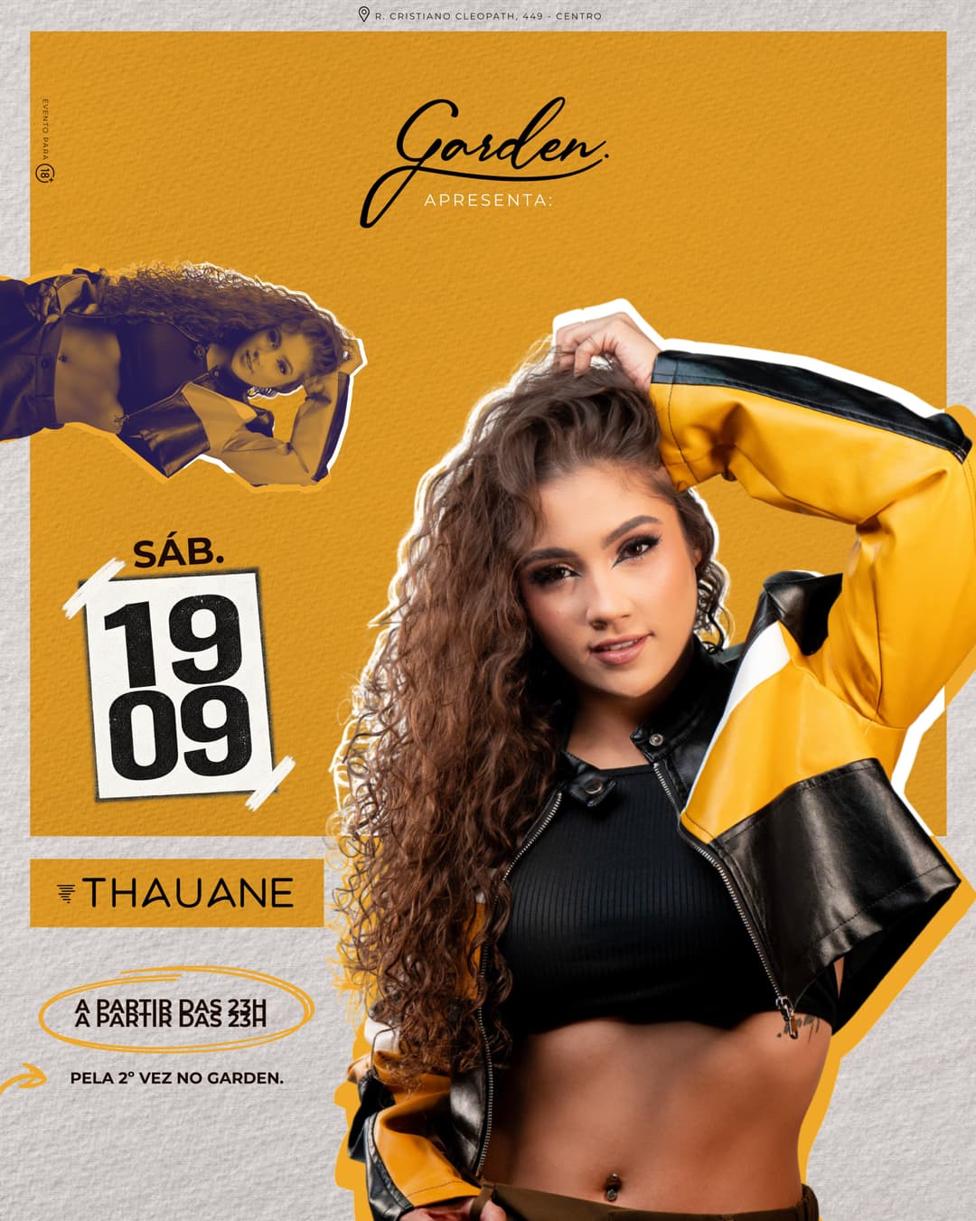Flyer de Thauane