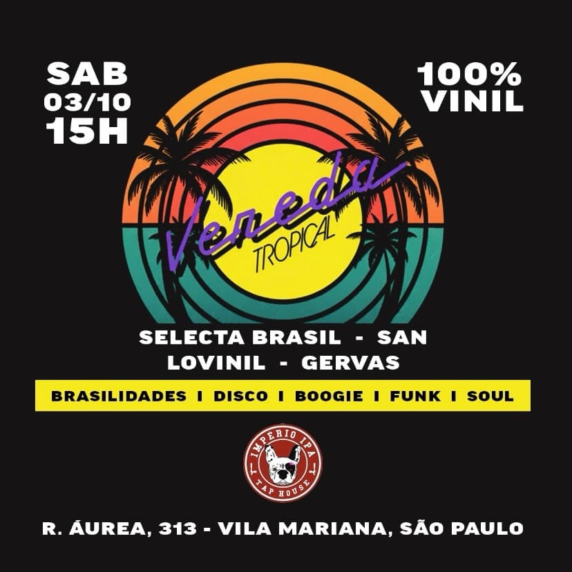 Flyer de Selecta Brasil, Luiz Carlos da Silva e mais 2 artistas