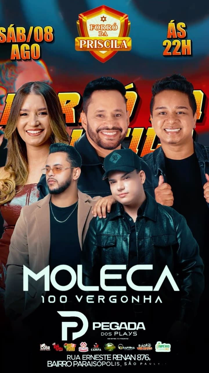 Flyer de Pegada dos Plays