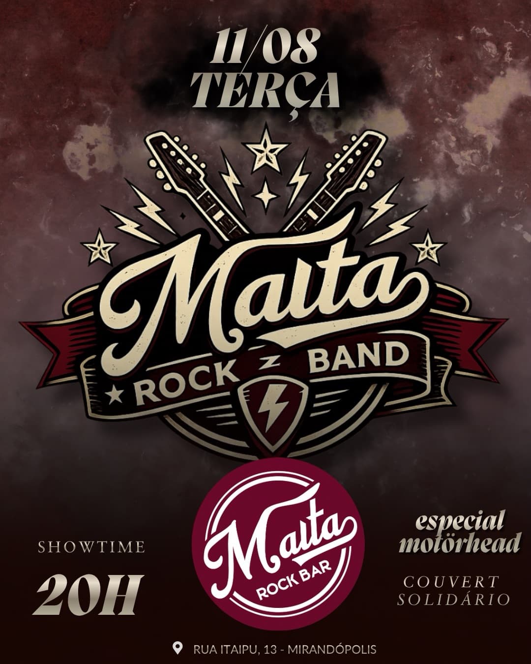 Flyer de Malta Rock Band