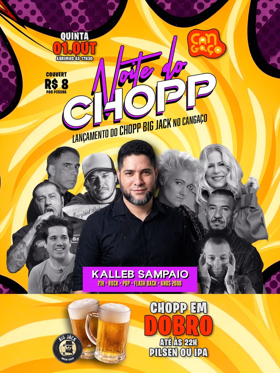 Flyer de Kalleb Sampaio