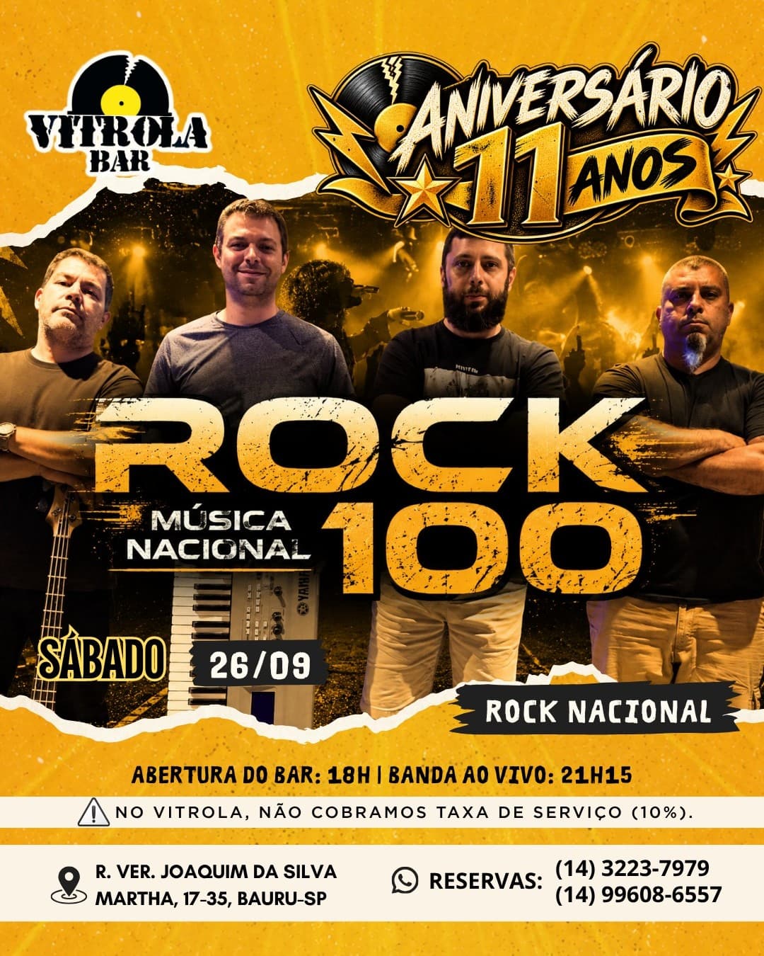 Flyer de Rock100