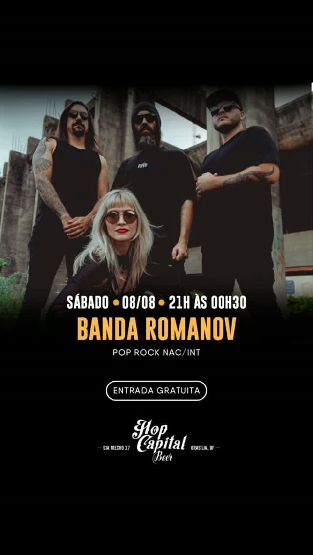 Flyer de Romanov, Thiago Ruby e Michele Chitko