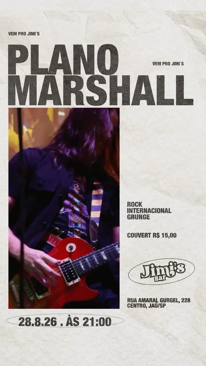 Flyer de Plano Marshall