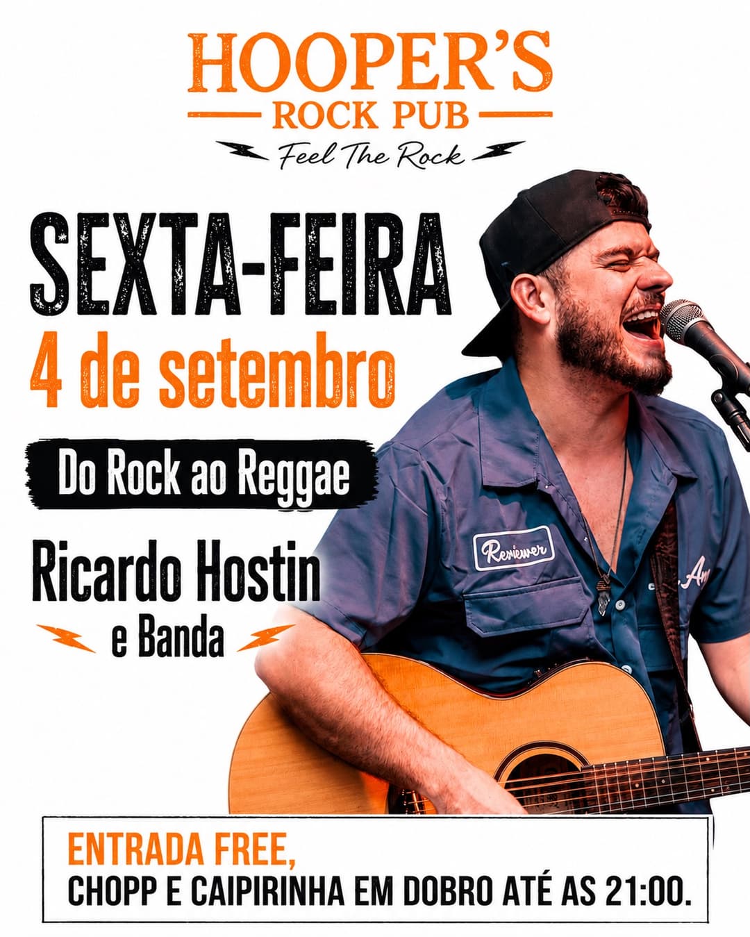 Flyer de Ricardo Hostin
