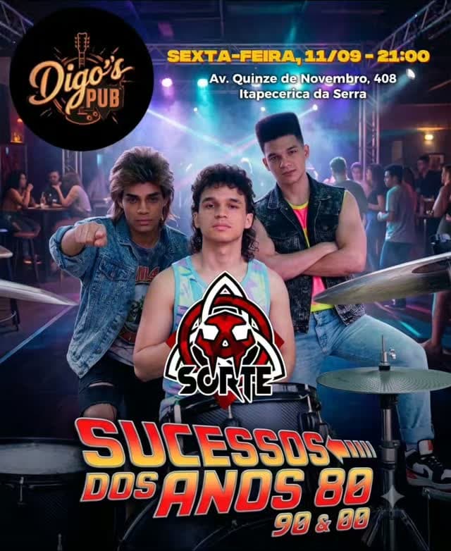 Flyer de Banda Sorte