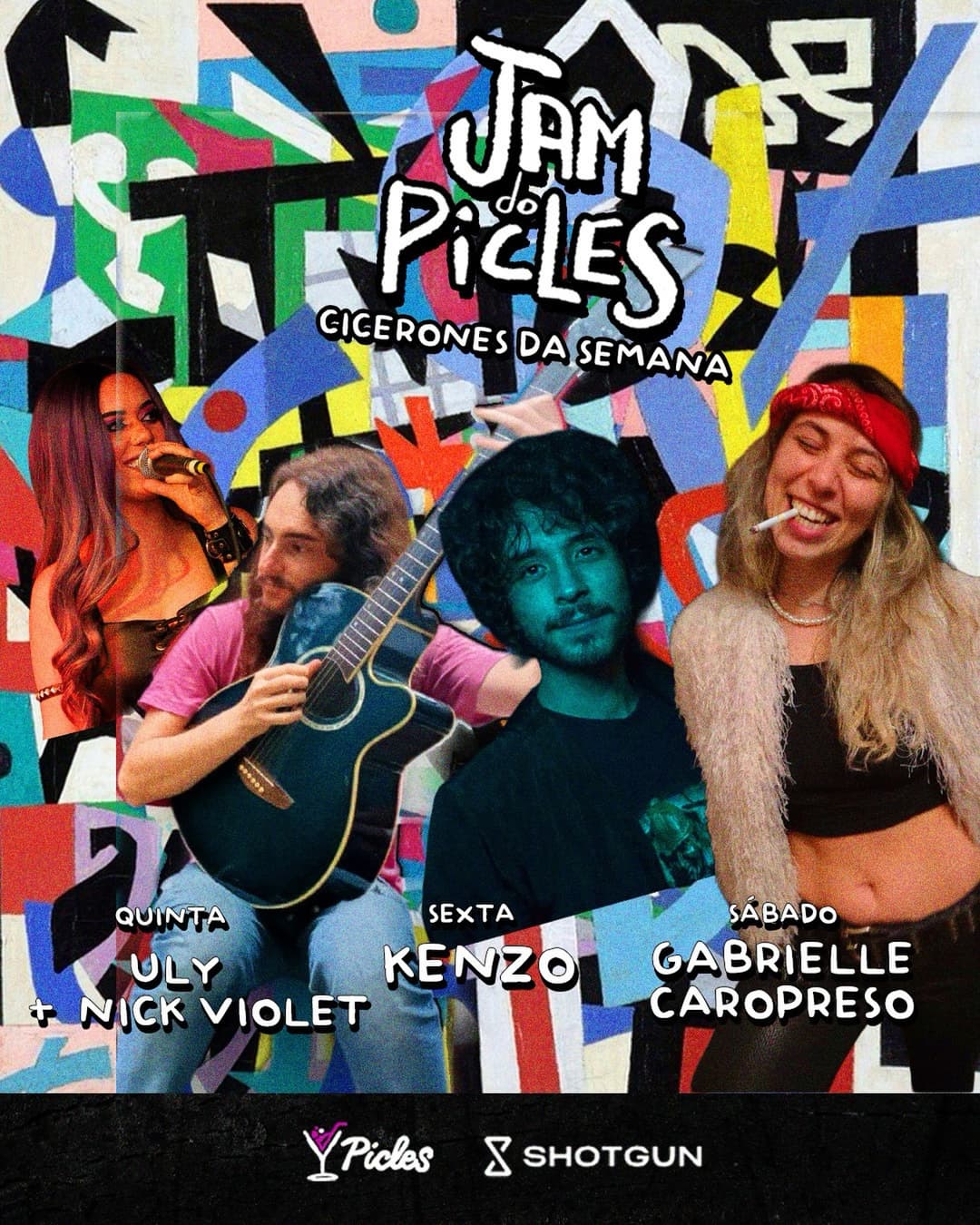 Flyer de Safa, Bazuros, Grand Bazaar Banda e mais 3 artistas