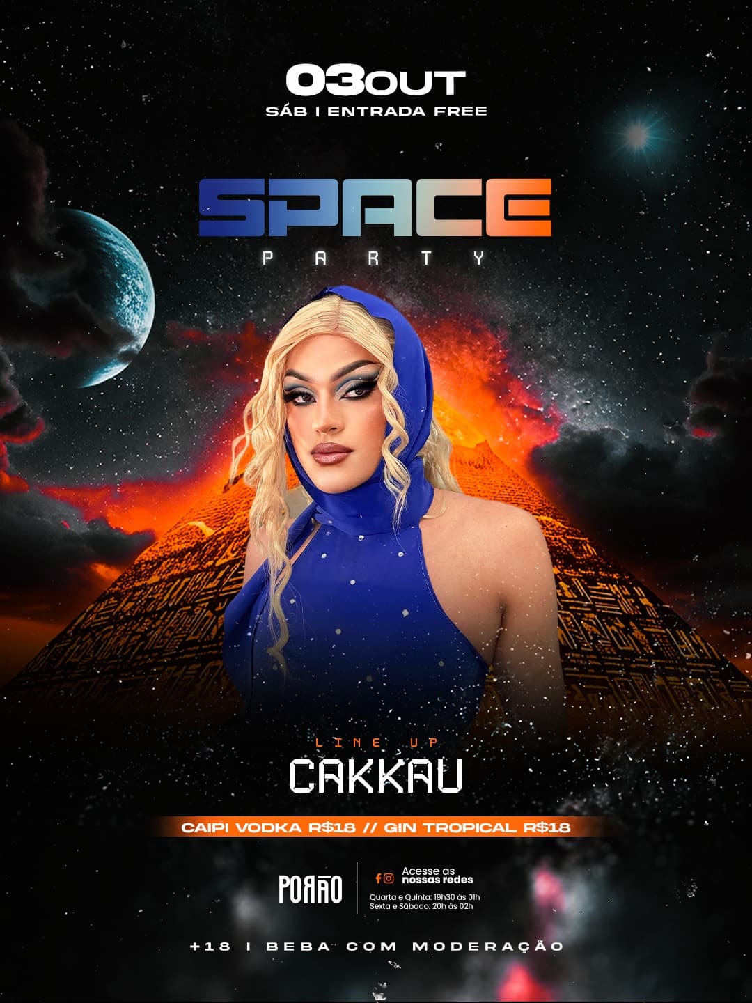 Flyer de DJ Cakkau