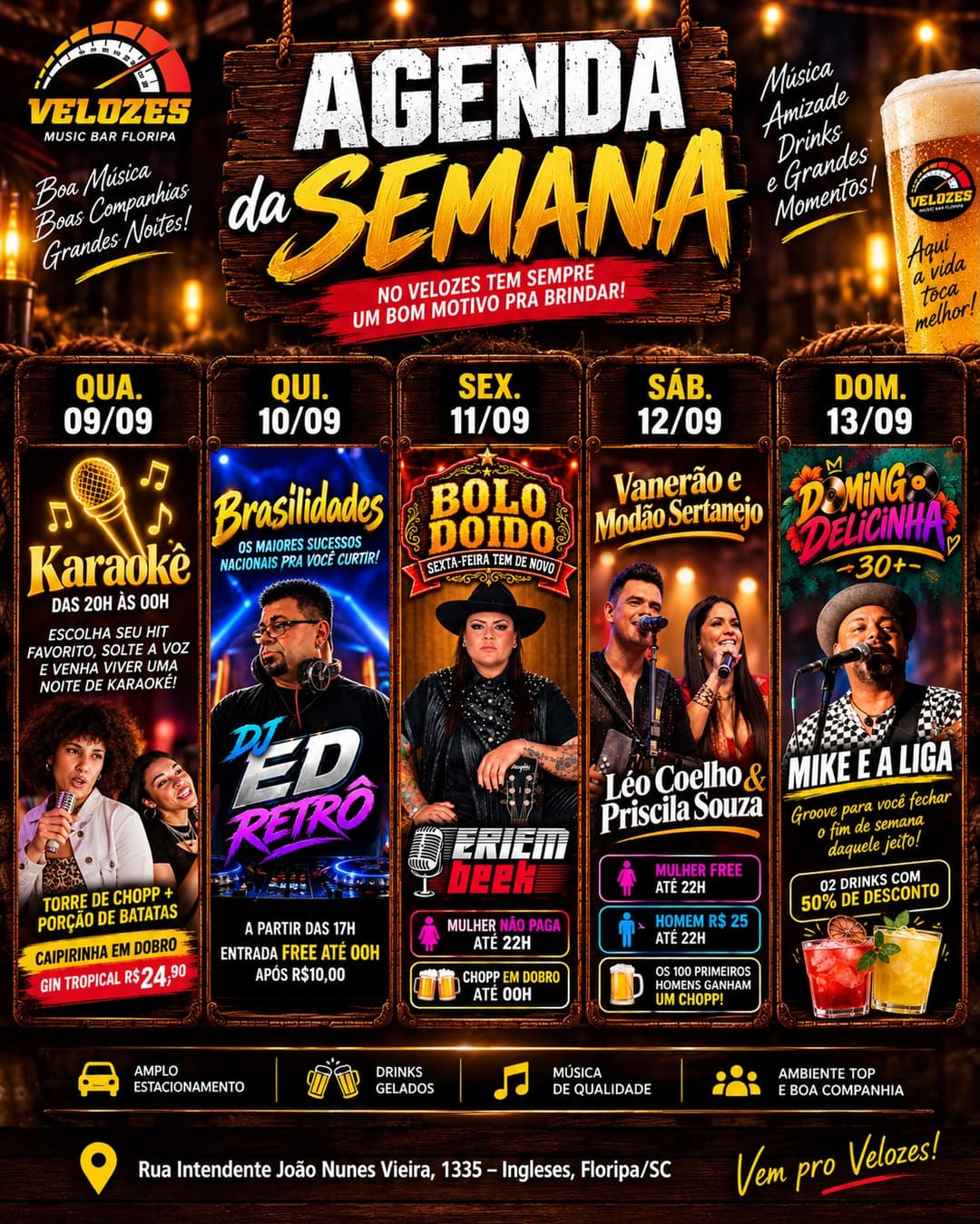 Flyer de Leo Coelho & Priscila Souza