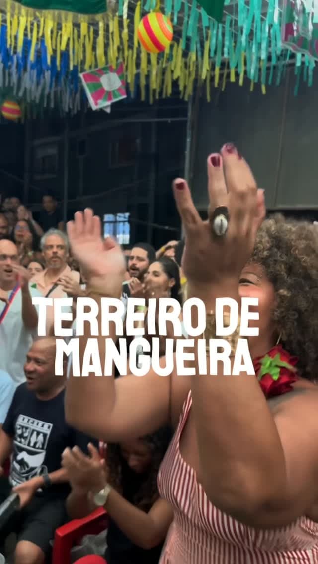 Flyer de Roda de Samba Terreiro de Mangueira