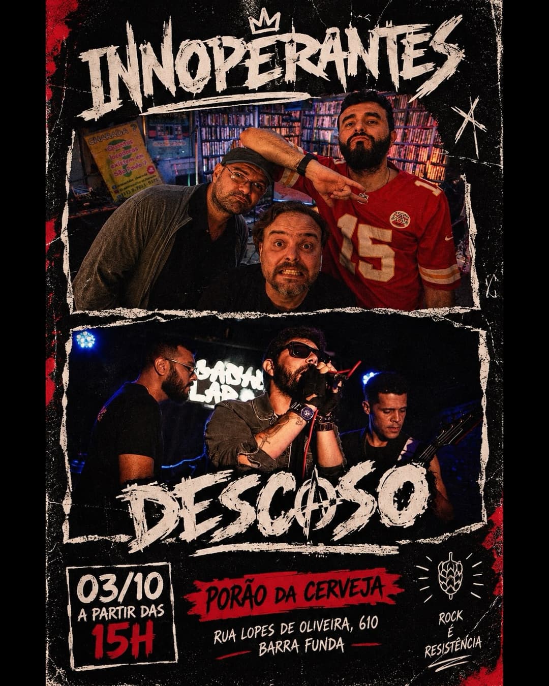 Flyer de Innop, Descaso e Innoperantes