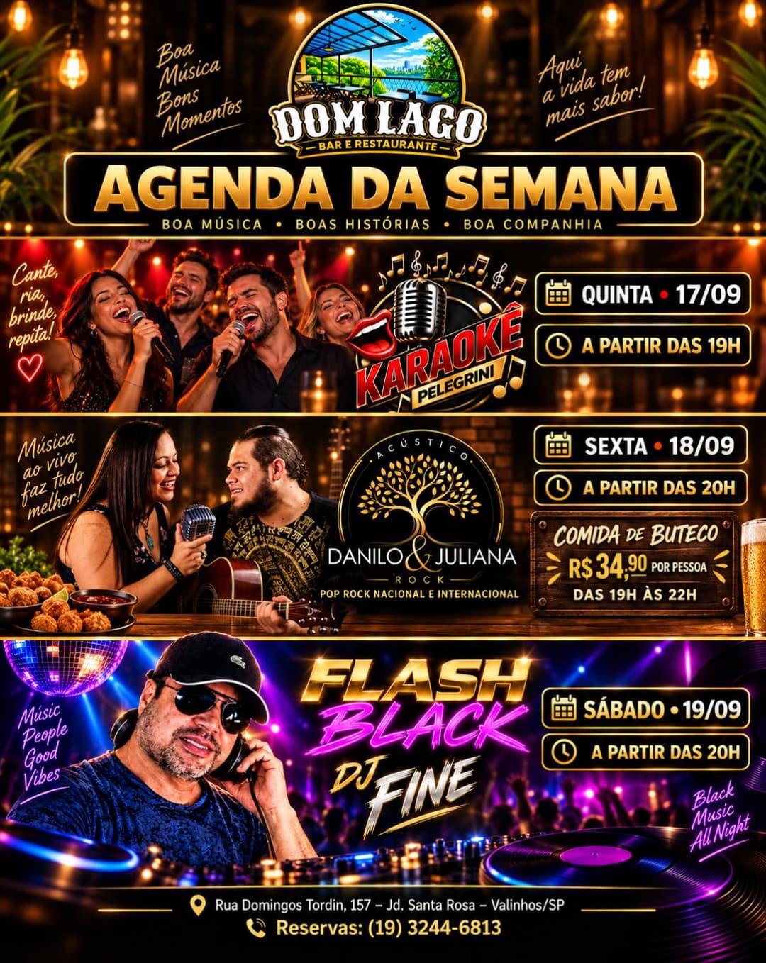 Flyer de Flash Black