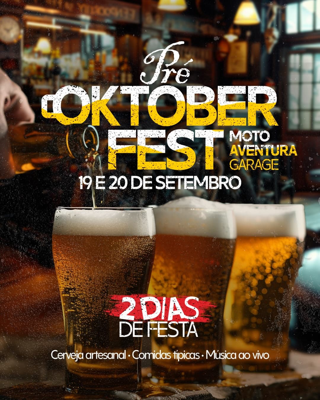 Flyer de Quesia Nunes e Rock Collection