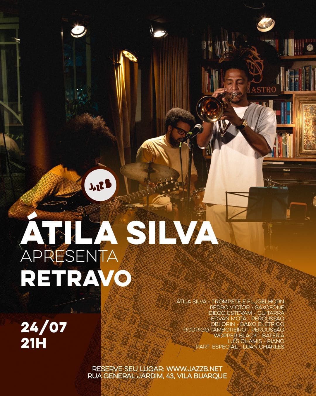 Flyer de Atila Silva