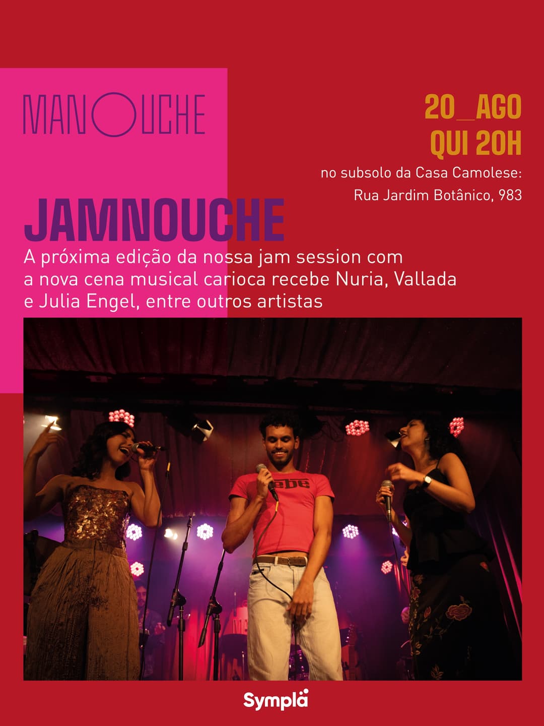 Flyer de Nuria, Vallada e Julia Engel