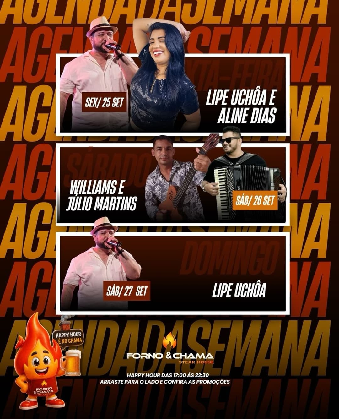 Flyer de Lipe Uchôa