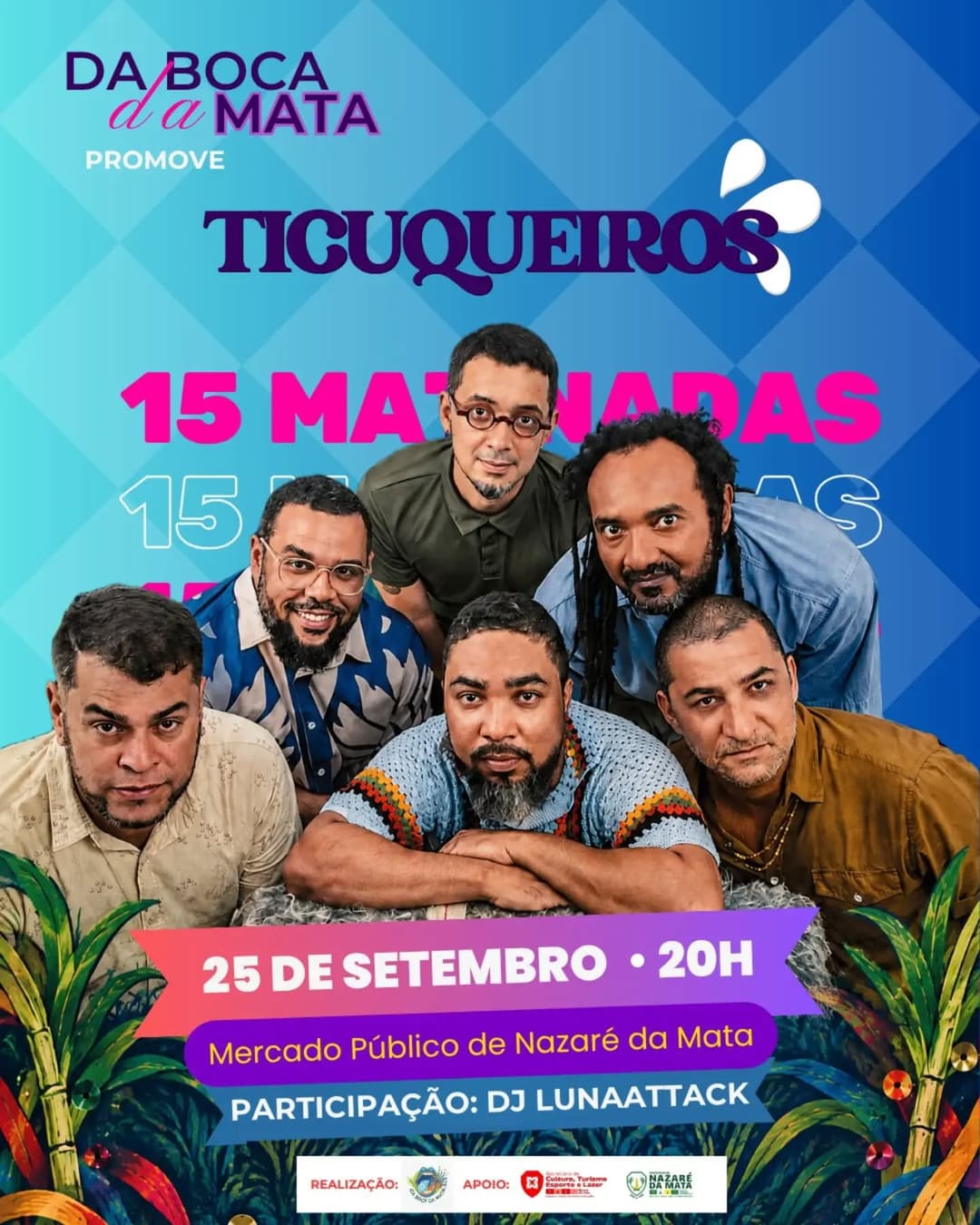 Flyer de Ticuqueiros e dj_lunaattack