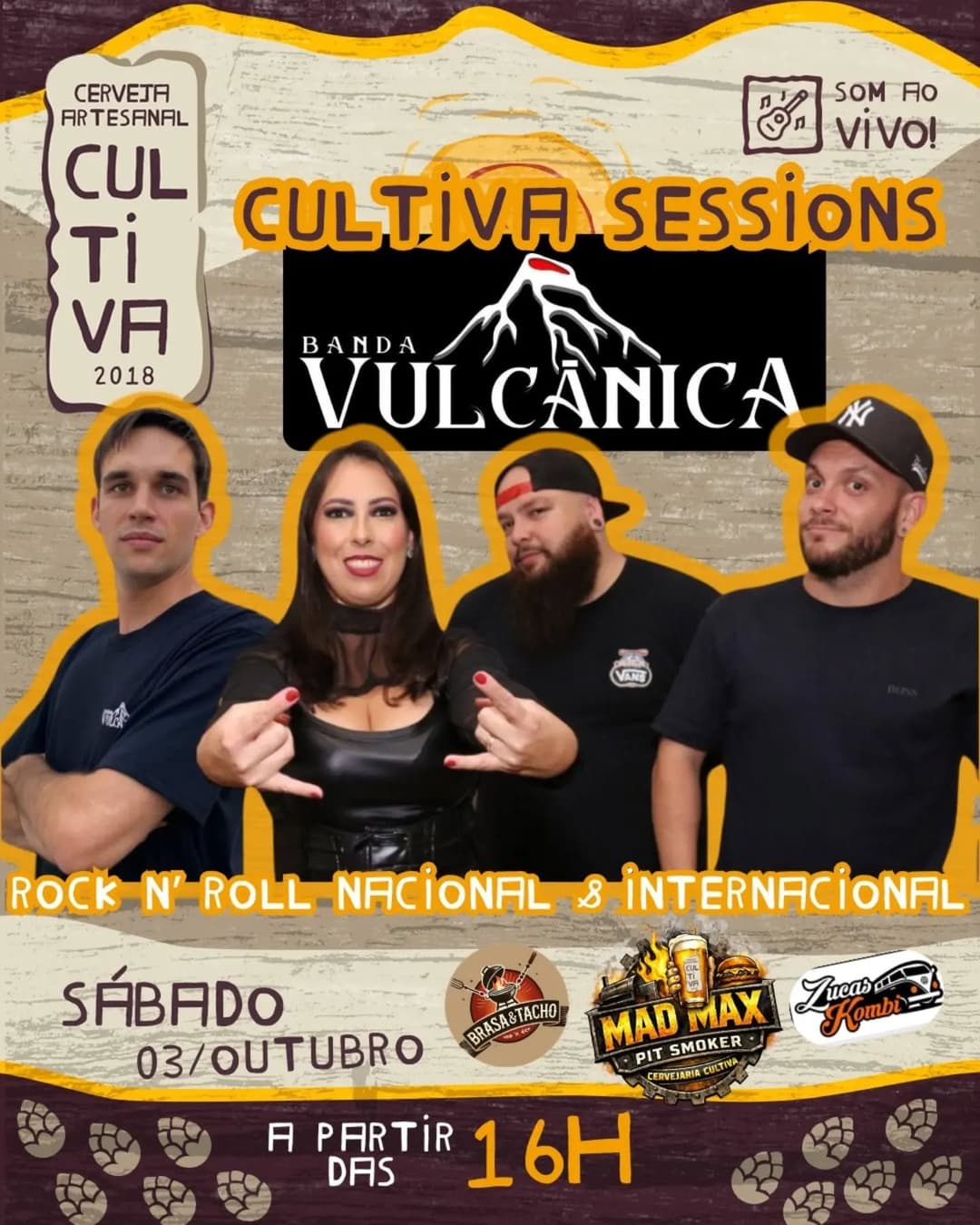 Flyer de Vulcânica