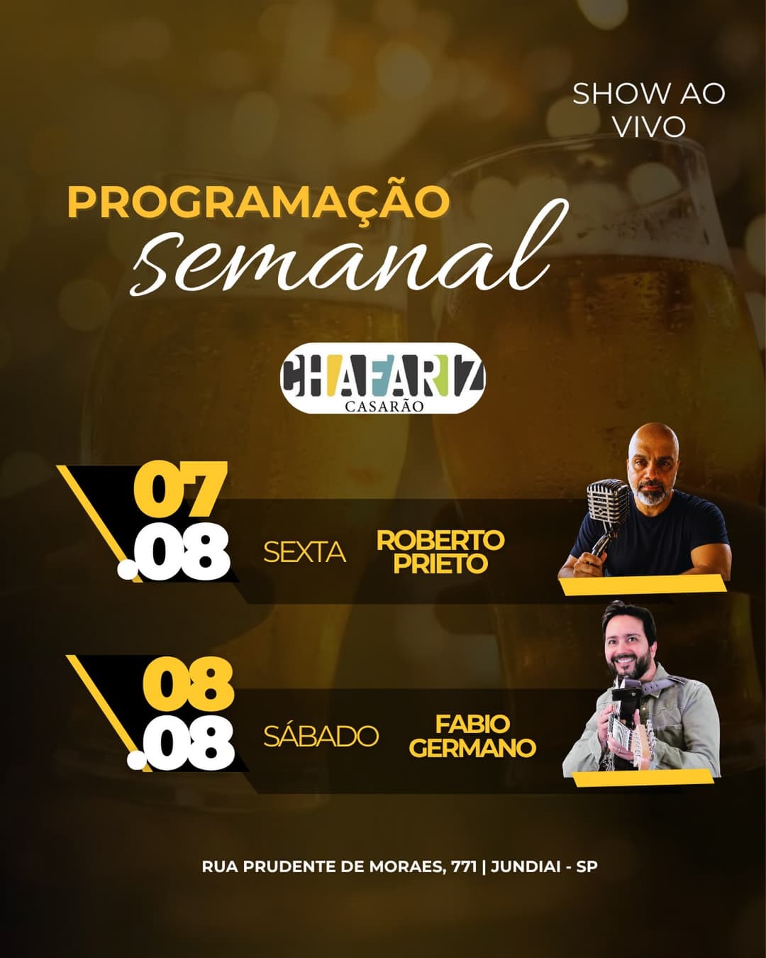 Flyer de Fábio Germano