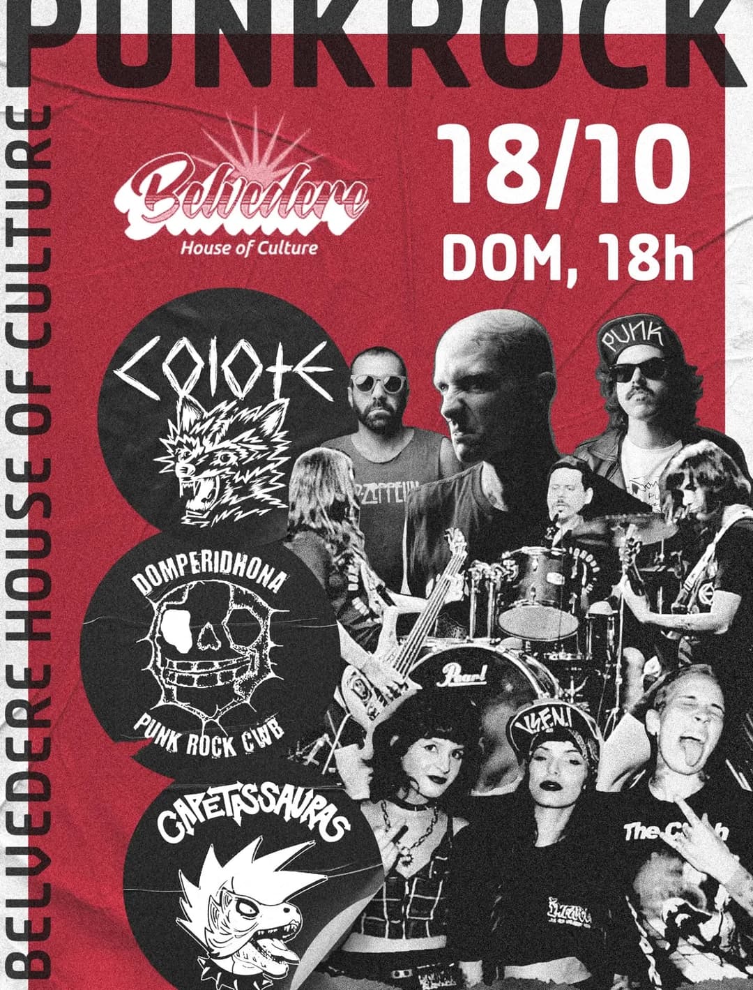 Flyer de Thiago Coiote, Capetassauras, Coiote e dompe.ridhona
