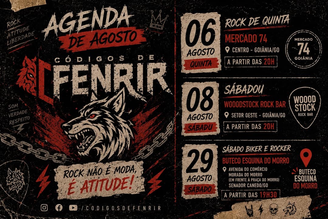 Flyer de Códigos de Fenrir