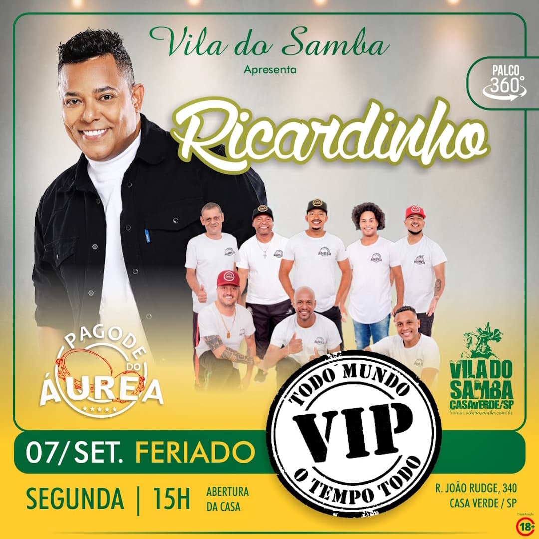 Flyer de Ricardinho