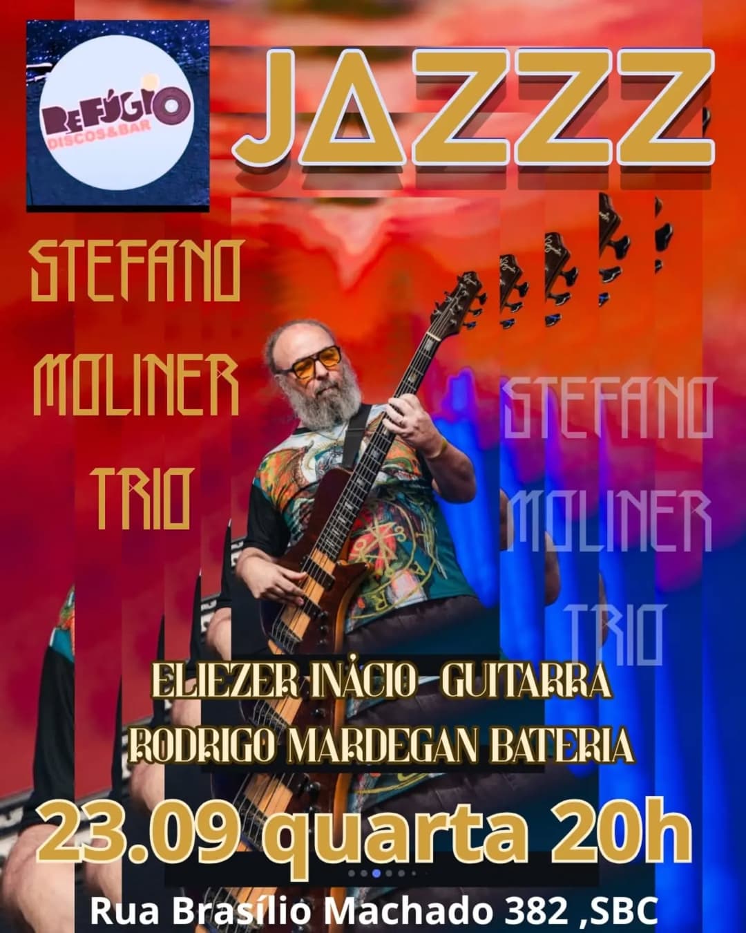 Flyer de Stefano Moliner Trio