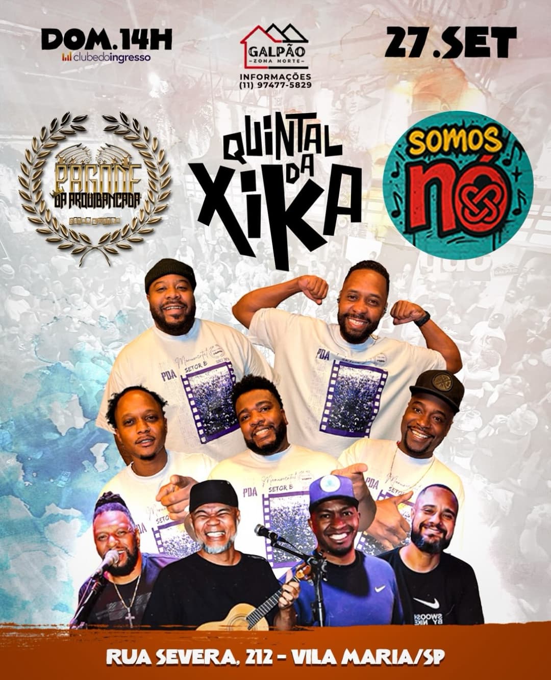 Flyer de Quintal da Xika